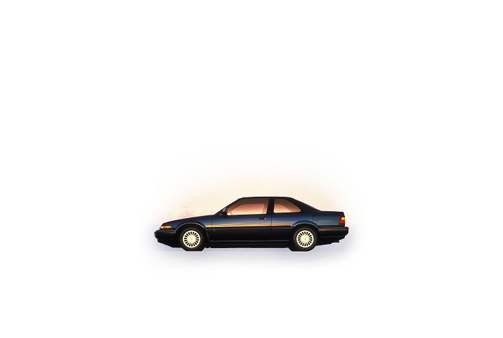 1989 Honda Accord, profile view, in a professional studio environment. 1989 Honda Accord, profile view, in a professional studio environment.