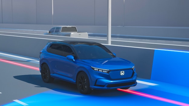 Honda Sensing featuring the Road Departure Mitigation System™ Honda Sensing featuring the Road Departure Mitigation System™